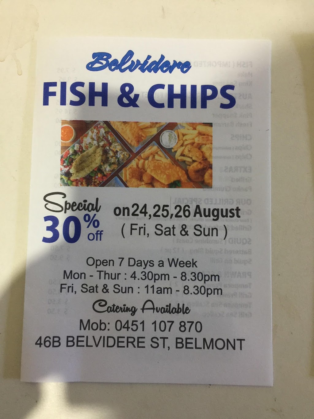 All Season Seafood | meal takeaway | 46B Belvidere St, Belmont WA 6104, Australia | 0418811844 OR +61 418 811 844