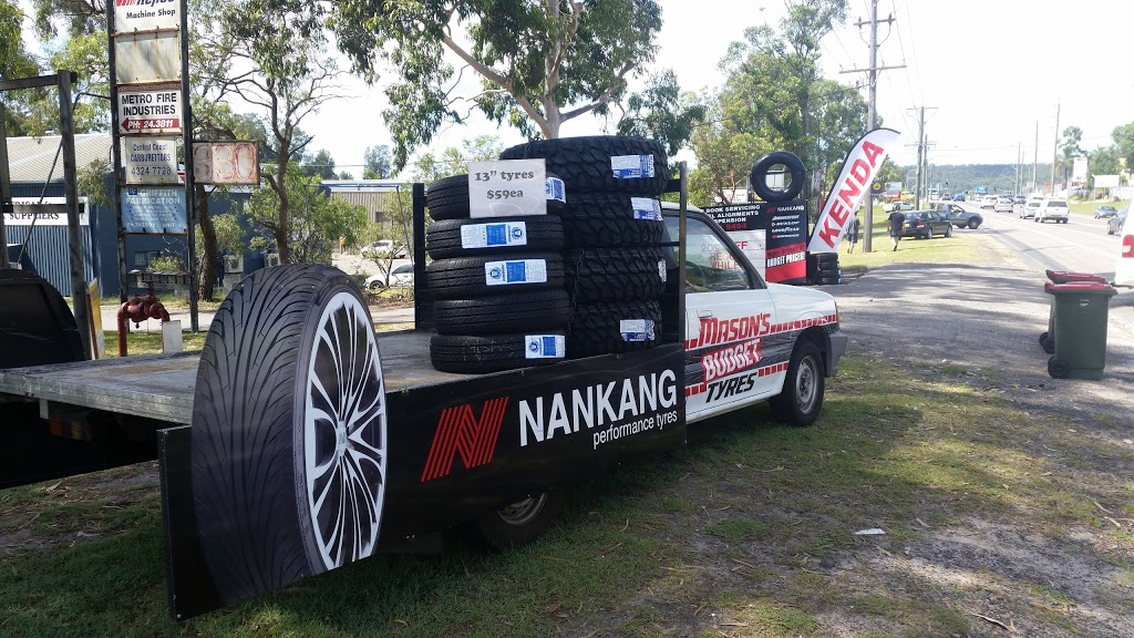 Masons Tyres & Mechanics Pty Ltd | car repair | Lot 7/330 Manns Rd, West Gosford NSW 2250, Australia | 0243249494 OR +61 2 4324 9494