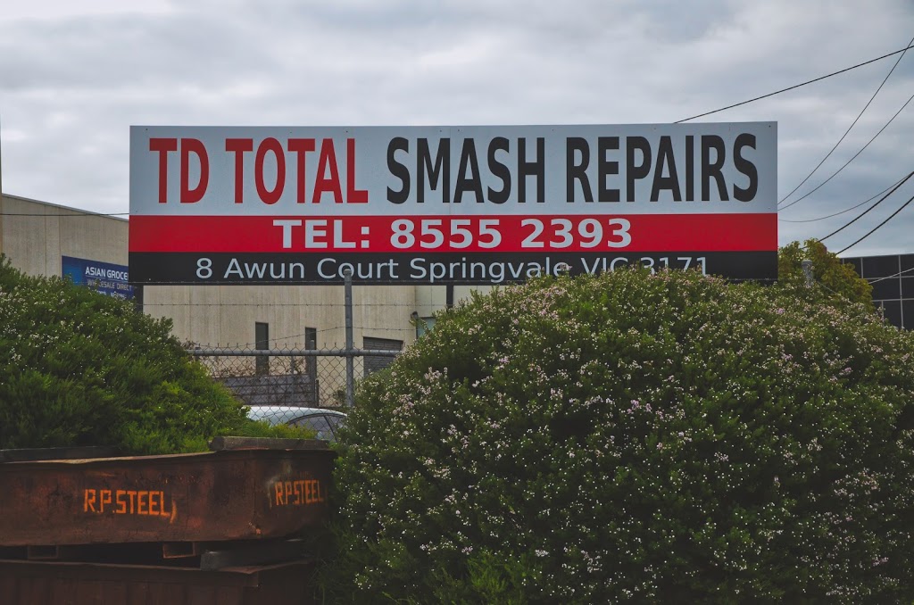 TD Total Smash Repairs | car repair | 8 Awun Ct, Springvale VIC 3171, Australia | 0385552393 OR +61 3 8555 2393