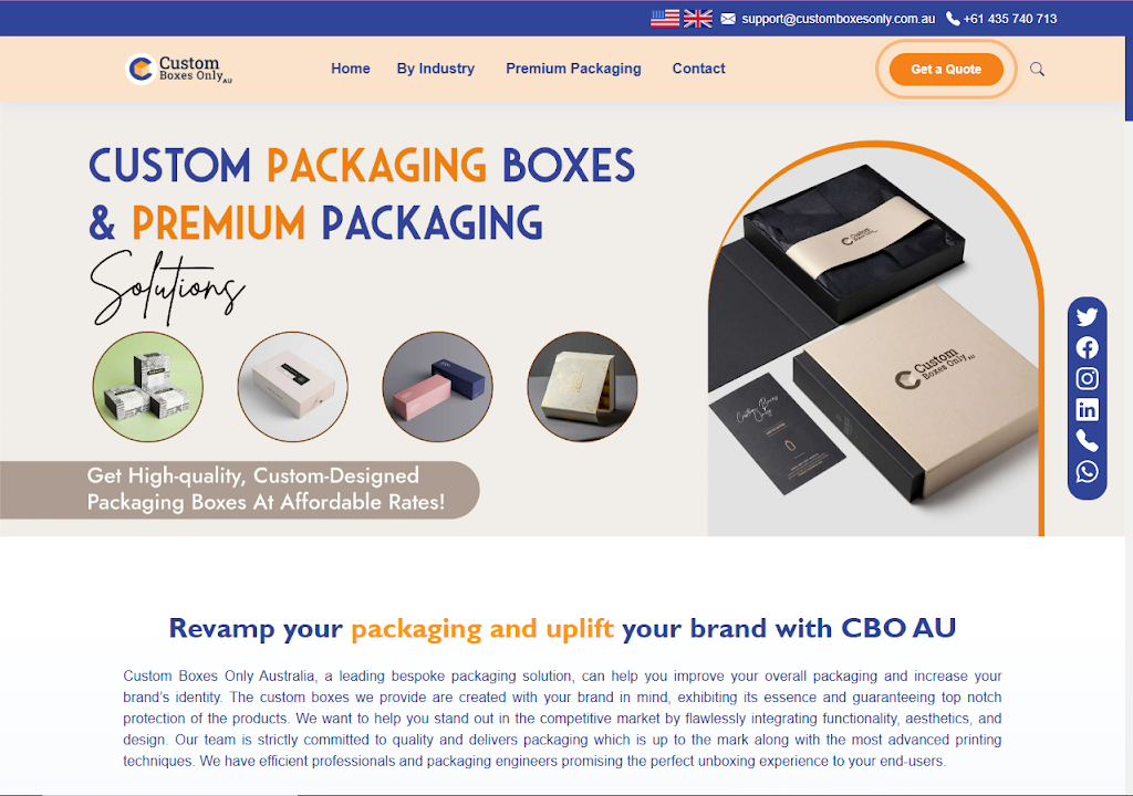 Custom Boxes Only AU | 4 Wagonwheel St, Mernda VIC 3754, Australia | Phone: 0435 740 713