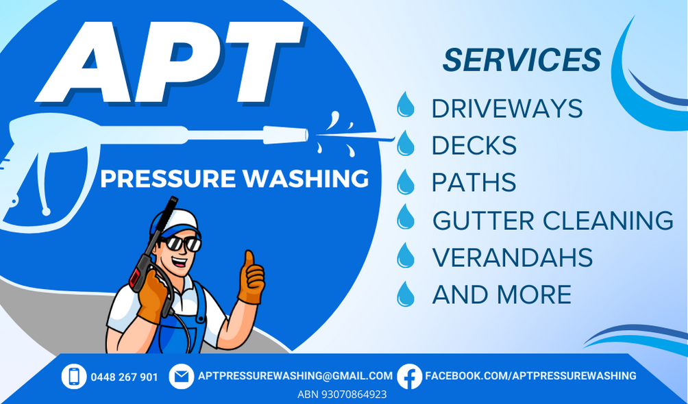 APT Pressure Washing | 17 Peachey St, Casterton VIC 3311, Australia | Phone: 0448 267 901