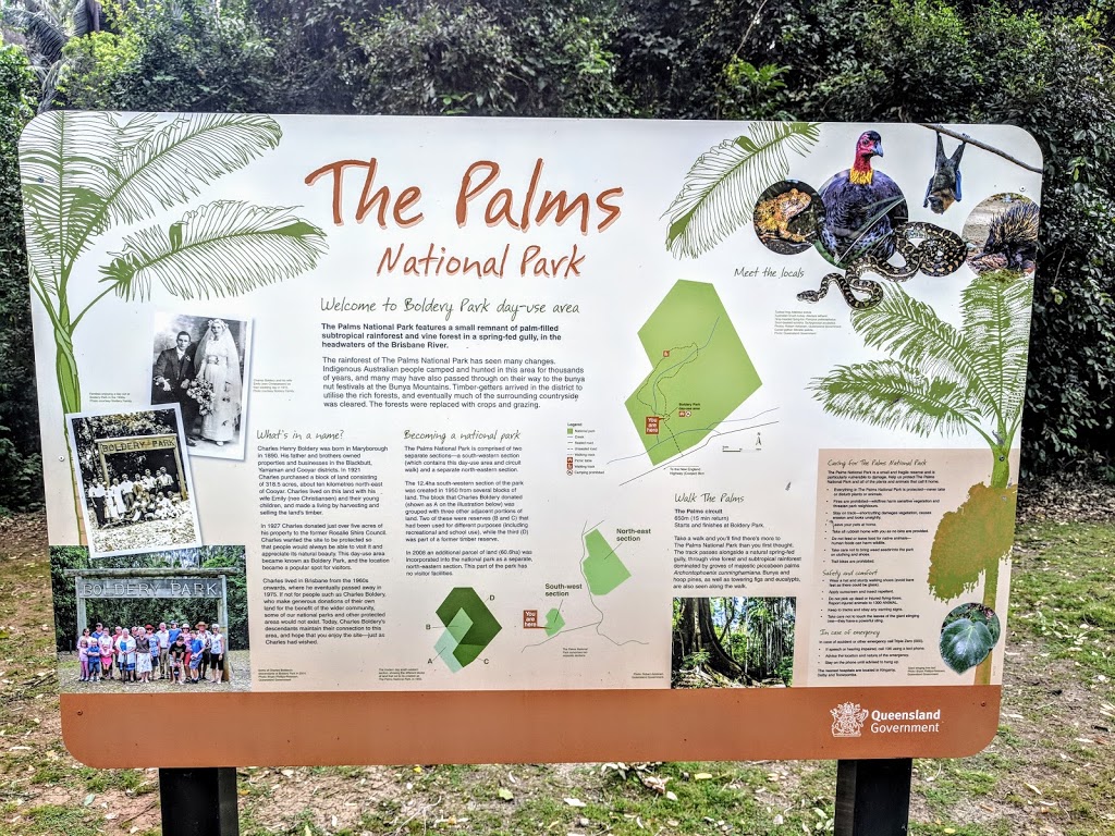 The Palms National Park | Cooyar QLD 4402, Australia | Phone: 13 74 68