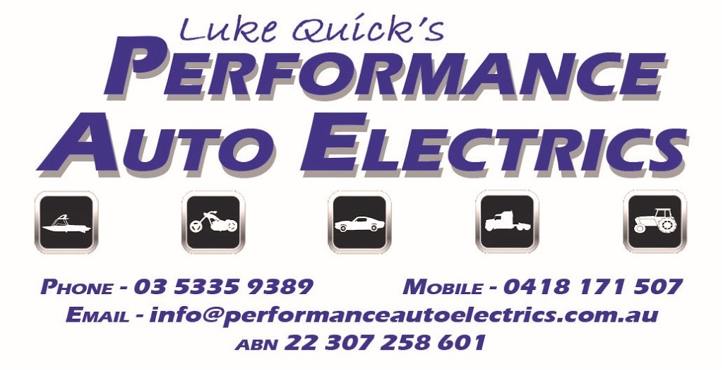 Performance Auto Electric | car repair | 90 Finchs Rd, Smythes Creek VIC 3351, Australia | 0418171507 OR +61 418 171 507