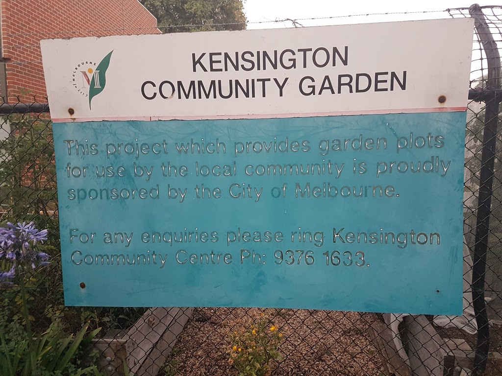 Kensington Community Garden | park | 122 Westbourne Rd, Kensington VIC 3031, Australia | 0393761633 OR +61 3 9376 1633