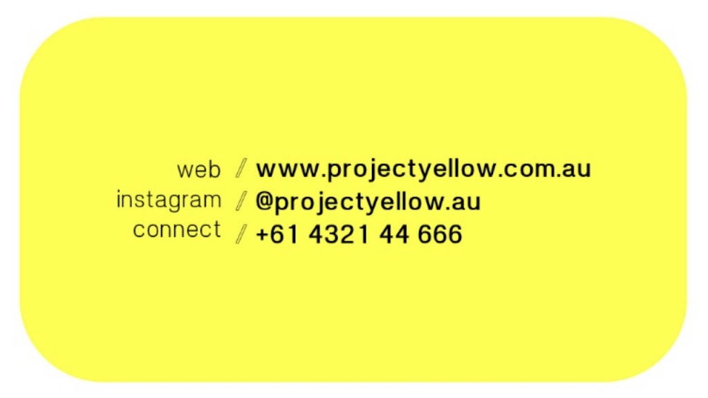 Project Yellow | 35 Bethnal Ave, Wollert VIC 3750, Australia | Phone: 0432 144 666