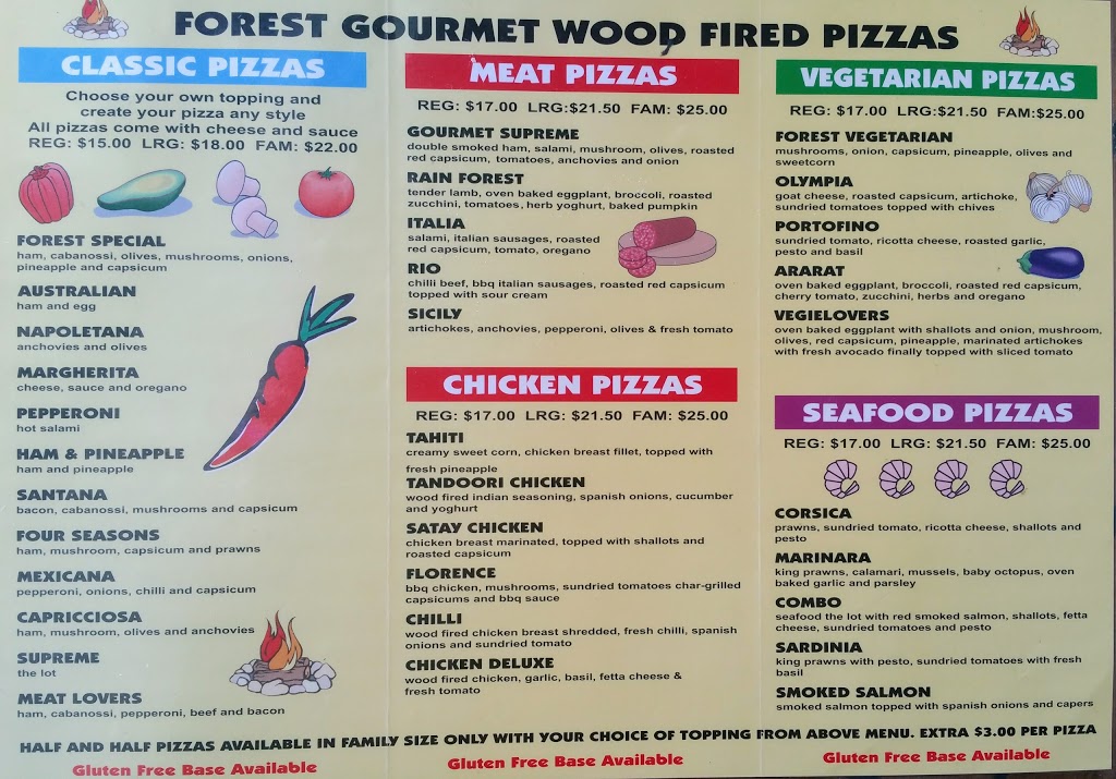Forest Wood Fired Pizza | restaurant | 6/51 Arthur St, Forestville NSW 2087, Australia | 0294539372 OR +61 2 9453 9372
