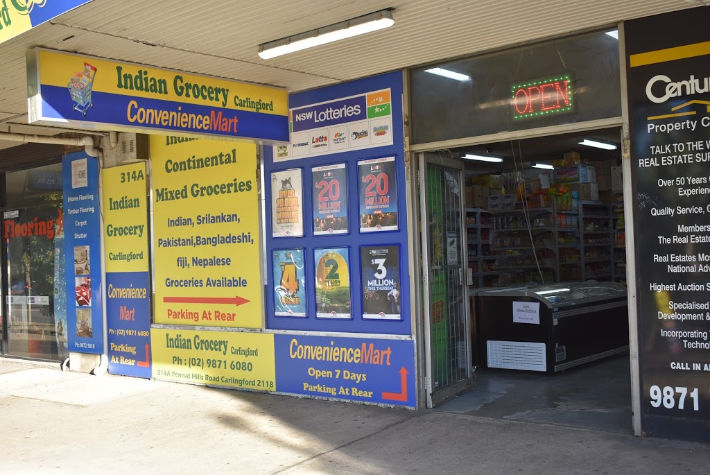 Indian Grocery Carlingford & Lotto | 314A Pennant Hills Rd, Carlingford NSW 2118, Australia | Phone: (02) 9871 6080