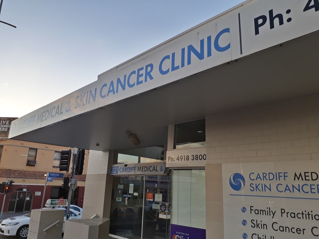 Cardiff Medical Centre & Skin Cancer Clinic | hospital | 321 Main Rd, Cardiff NSW 2285, Australia | 0249183800 OR +61 2 4918 3800