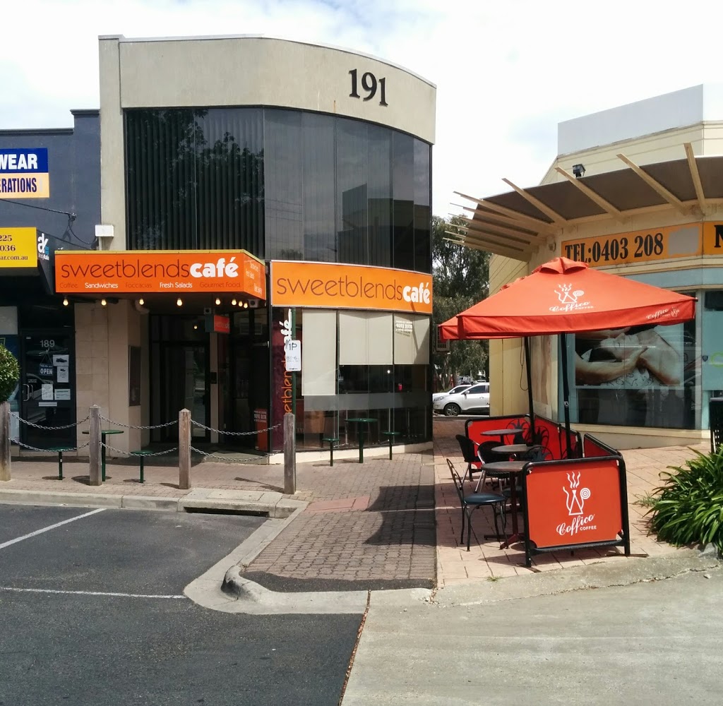 Sweet Blends Cafe | 191A Middleborough Rd, Box Hill South VIC 3128, Australia | Phone: (03) 9898 8074