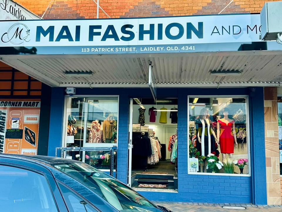 MAI FASHION | 113 Patrick St, Laidley QLD 4341, Australia | Phone: (07) 5465 7639