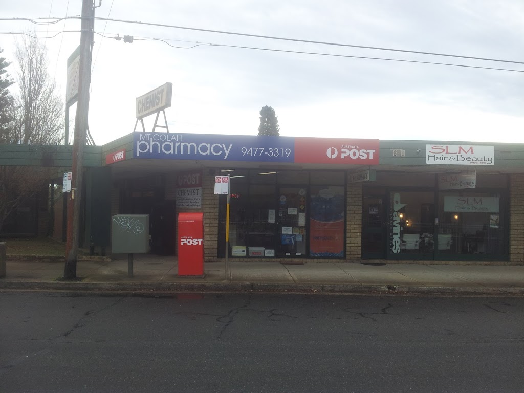 Mt Colah Pharmacy and Post Office | store | 601 Pacific Hwy, Mount Colah NSW 2079, Australia | 0294773319 OR +61 2 9477 3319