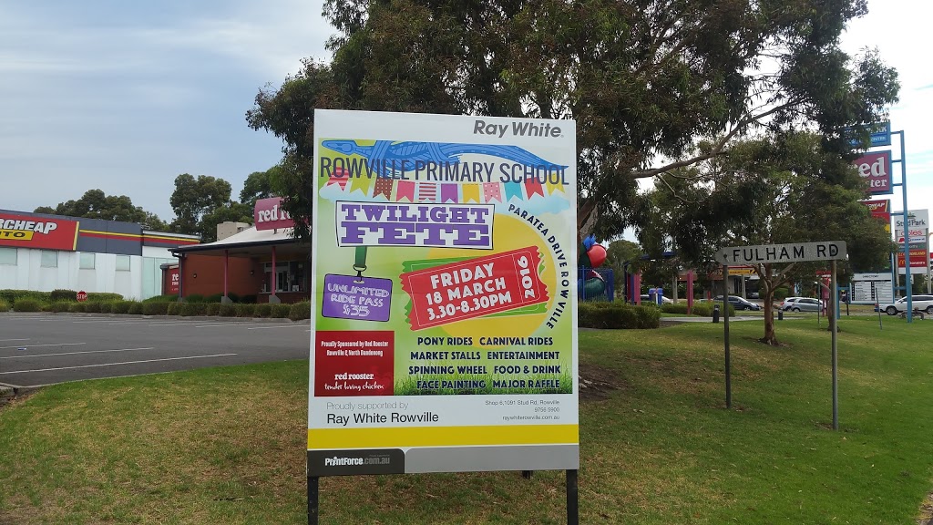 Rowville Primary school | school | Paratea Dr, Rowville VIC 3178, Australia | 0397641955 OR +61 3 9764 1955