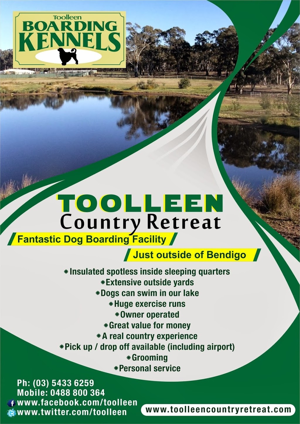 Toolleen Country Retreat | 1452 Toolleen-Axedale Rd, Toolleen VIC 3551, Australia | Phone: (03) 5433 6259