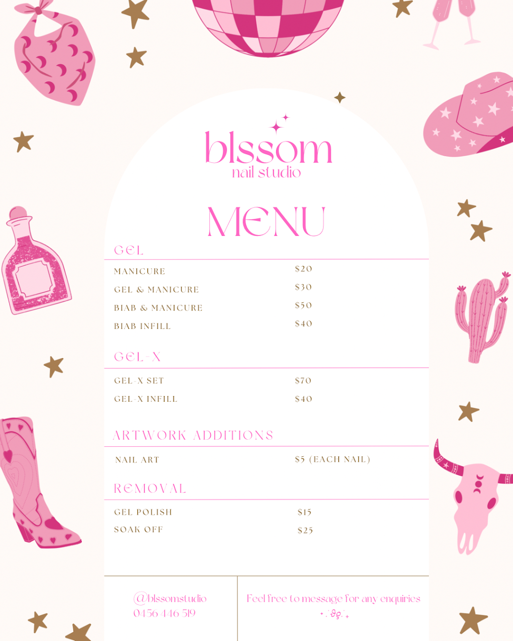 Blssom Nail Studio Lennox Head | 15 Ross St, Lennox Head NSW 2478, Australia | Phone: 0456 446 519