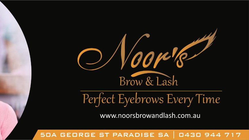 Noors Brow & Lash | 50A George St, Paradise SA 5075, Australia | Phone: 0433 944 717