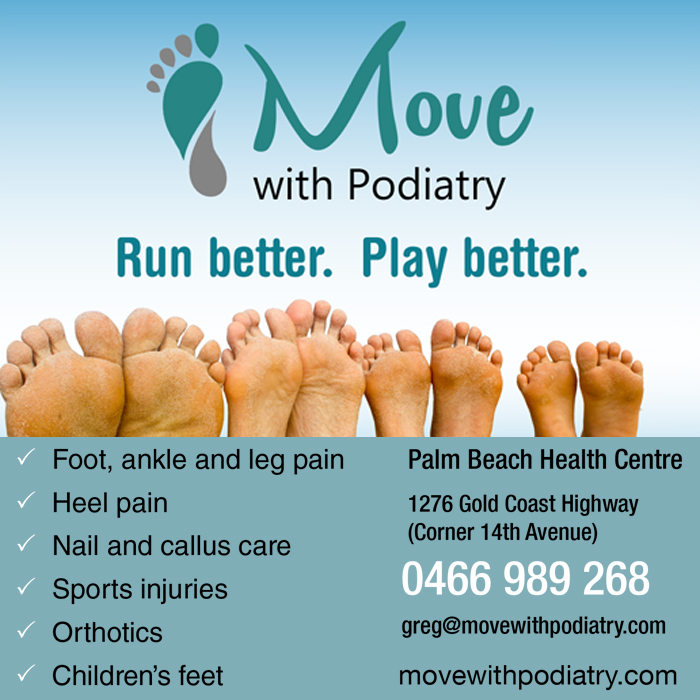 Move with Podiatry | doctor | 1276 Gold Coast Hwy, Palm Beach QLD 4221, Australia | 0466989268 OR +61 466 989 268