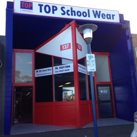 Top School Wear | clothing store | 137 Military Rd, Avondale Heights VIC 3034, Australia | 0393311066 OR +61 3 9331 1066