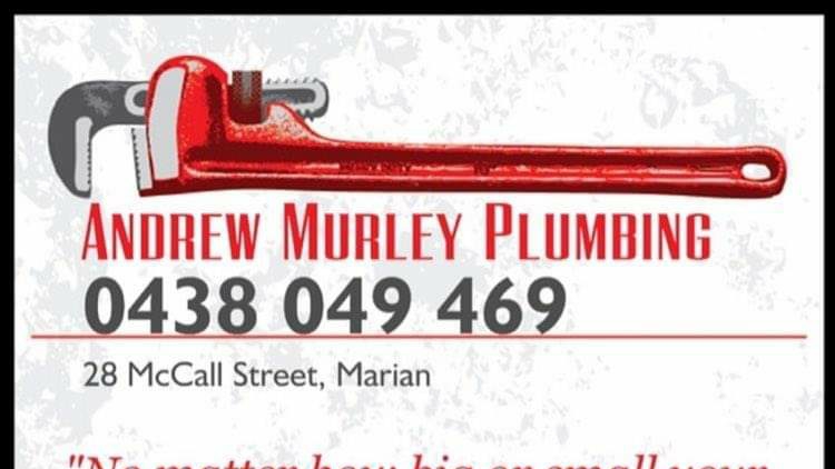 Andrew Murley Plumbing | 28 McCall St, Marian QLD 4753, Australia | Phone: 0438 049 469