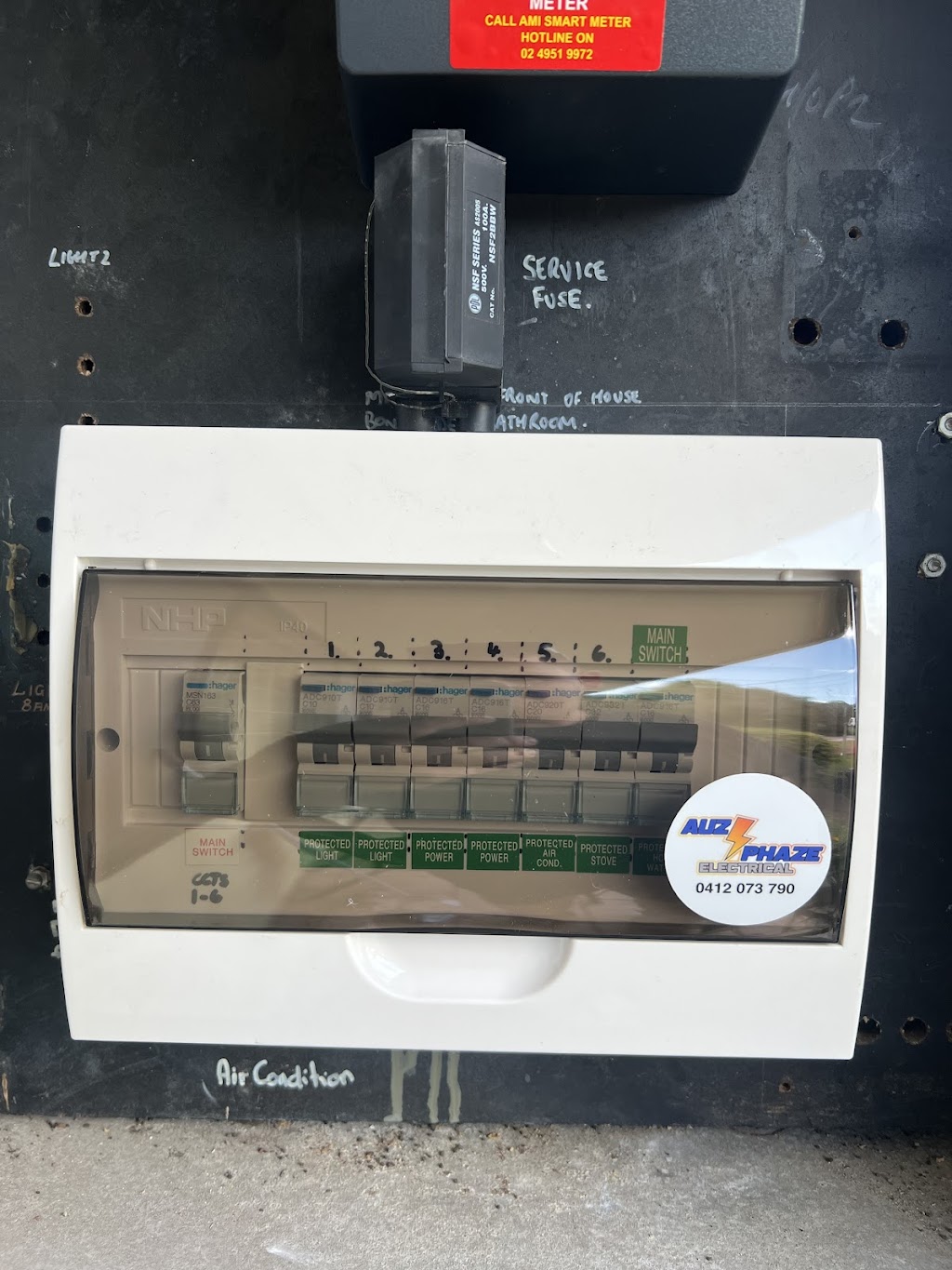 Auz Phaze Electrical | 20 Wakool St, Windale NSW 2306, Australia | Phone: 0412 073 790