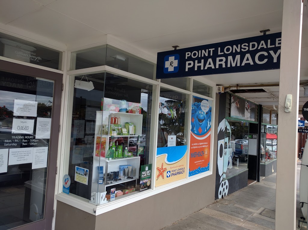 Point Lonsdale Pharmacy | pharmacy | 55 Point Lonsdale Rd, Point Lonsdale VIC 3225, Australia | 0352581116 OR +61 3 5258 1116