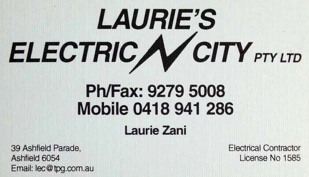 Lauries Electric City | 39 Ashfield Parade, Ashfield WA 6054, Australia | Phone: 0418 941 286