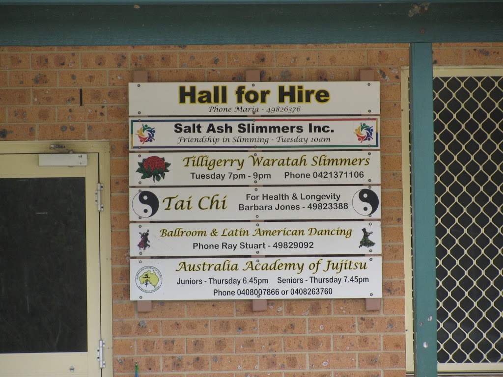Salt Ash Community Hall | 1 Michael Dr, Salt Ash NSW 2318, Australia | Phone: (02) 4980 0255