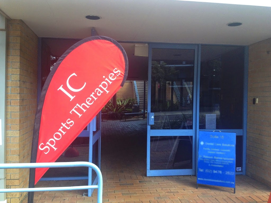 IC Sports Therapies | Business Centre, 6/14 Edgeworth David Ave, Hornsby NSW 2077, Australia | Phone: (02) 9477 3103