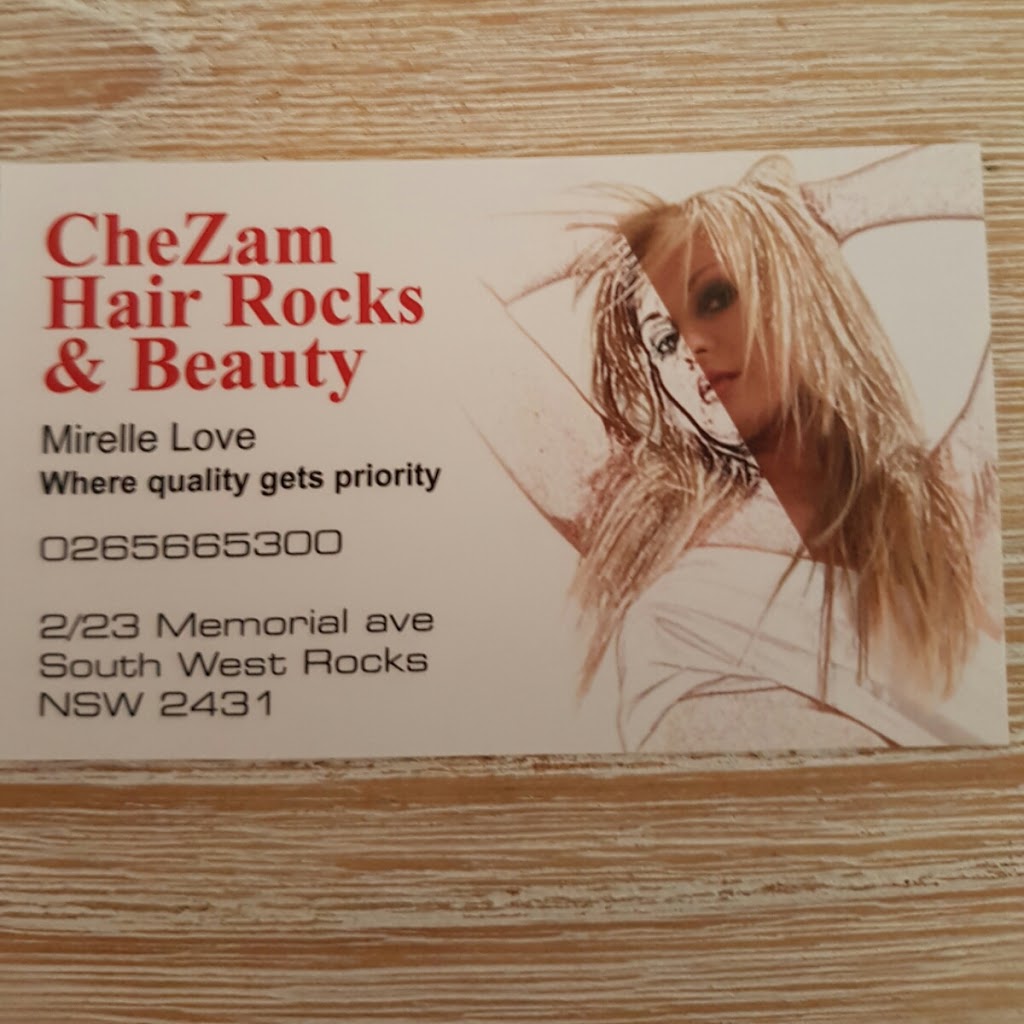 Chezam Hair Rocks & Beauty | hair care | 2/23 Memorial Ave, South West Rocks NSW 2431, Australia | 0265665300 OR +61 2 6566 5300