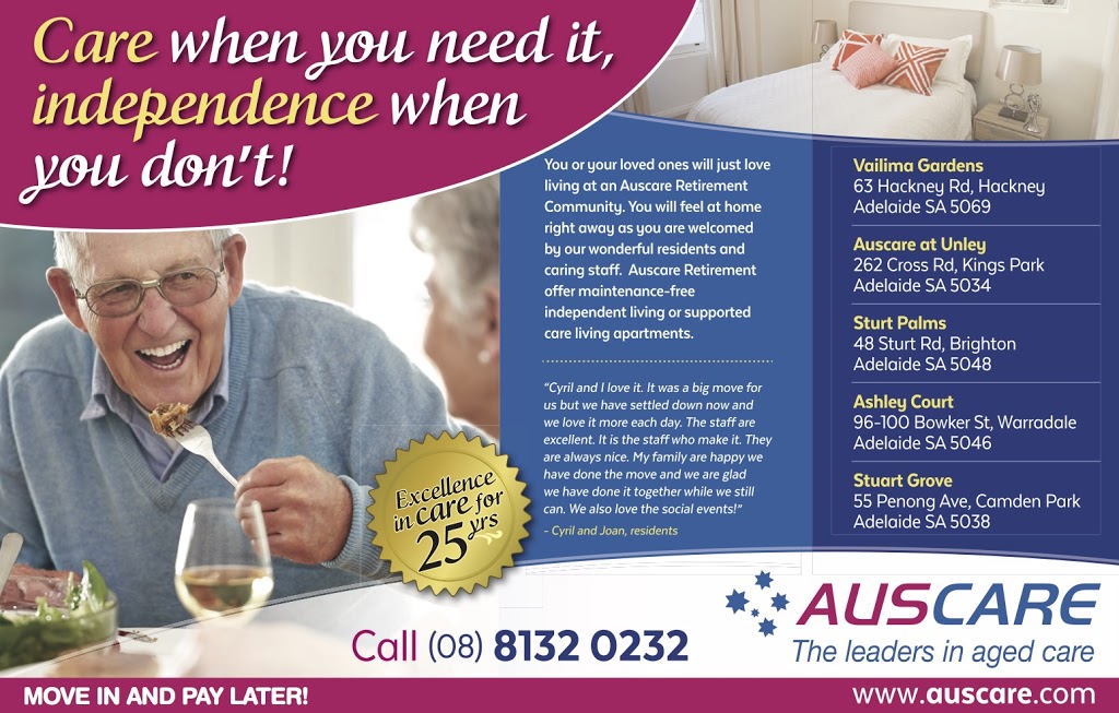 Stuart Grove Retirement Community | 55 Penong Ave, Adelaide SA 5038, Australia | Phone: (08) 8132 0232