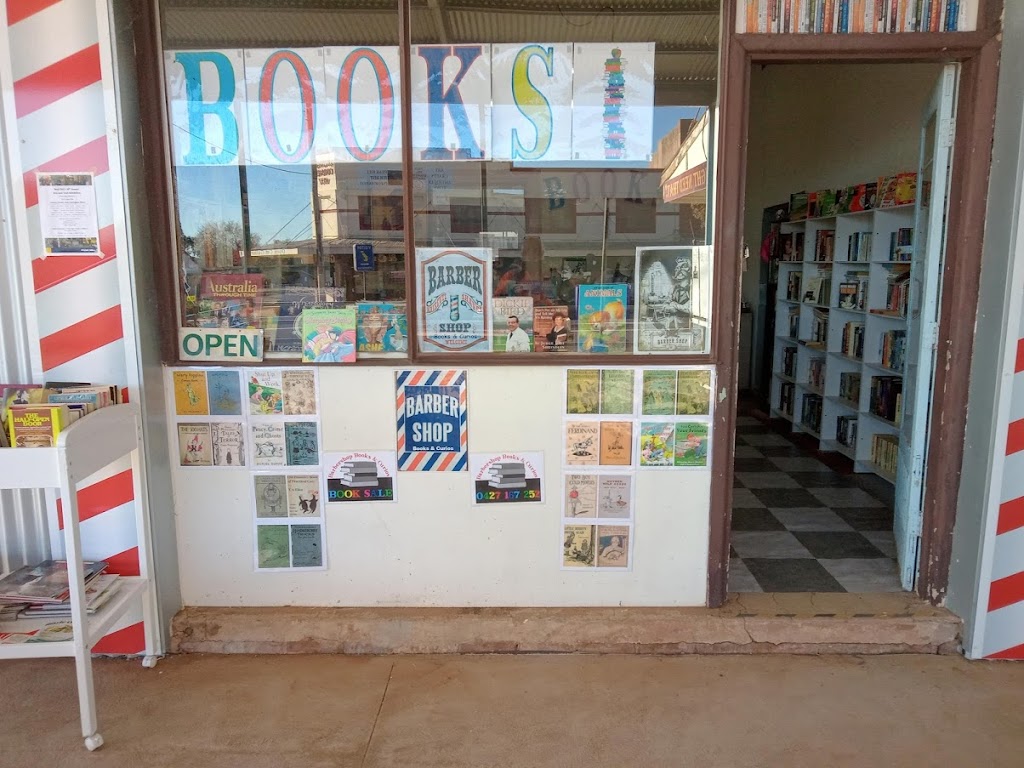 Barbershop Books & Curios | book store | 63A Caswell St, Peak Hill NSW 2869, Australia | 0427167252 OR +61 427 167 252
