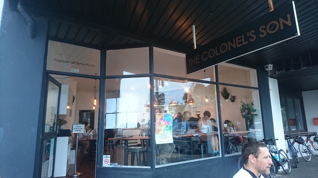 The Colonels Son | 299 Beach Rd, Black Rock VIC 3193, Australia | Phone: (03) 9589 0481