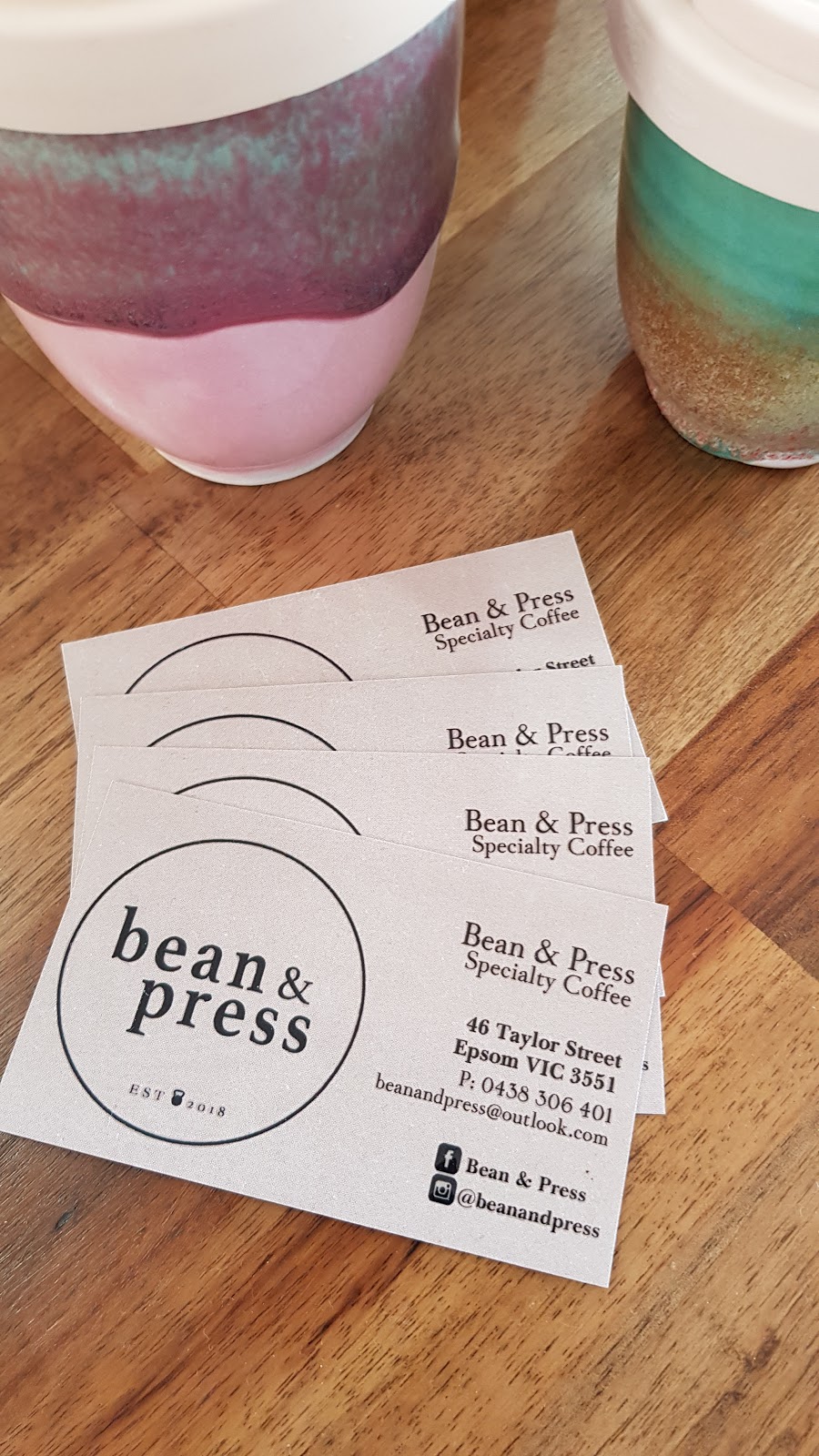 Bean & Press | cafe | 20 Taylor St, Epsom VIC 3551, Australia | 0438306401 OR +61 438 306 401