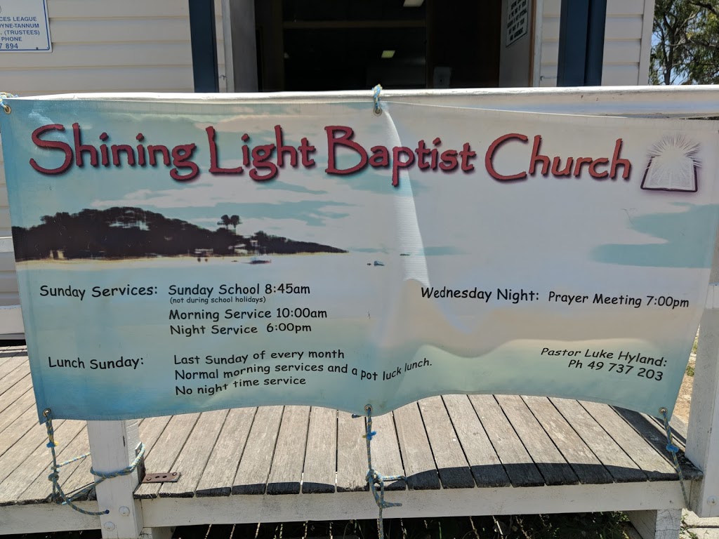 Shining Light Baptist Church | church | 24 Ocean St, Tannum Sands QLD 4680, Australia | 0749737203 OR +61 7 4973 7203