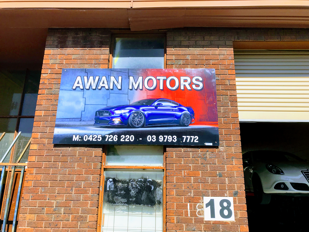 AWAN MOTORS | car repair | 18/41 Bennet St, Dandenong VIC 3175, Australia | 0425726220 OR +61 425 726 220