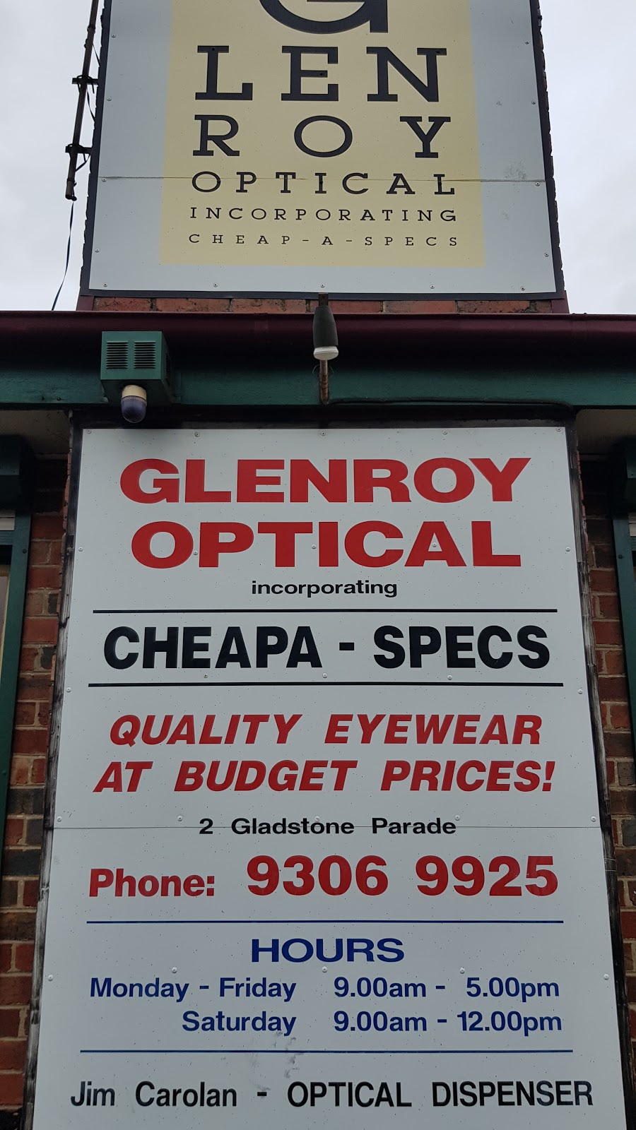 Glenroy Optical | health | 2 Gladstone Parade, Glenroy VIC 3046, Australia | 0393069925 OR +61 3 9306 9925
