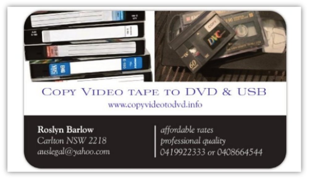 copy Video To DVD & USB | 7 Waring Ave, Caringbah South NSW 2229, Australia | Phone: (02) 9524 3864