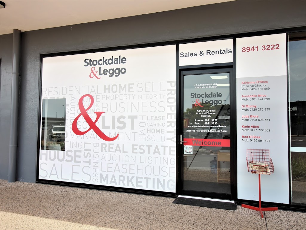 Stockdale & Leggo Darwin | real estate agency | shop t9/425 Stuart Hwy, Coolalinga NT 0839, Australia | 0889413222 OR +61 8 8941 3222