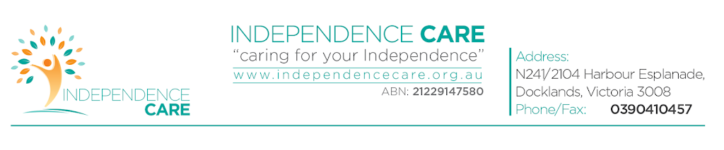 Independence Care Inc | health | n2104/241 Harbour Esplanade, Docklands VIC 3008, Australia | 0390410457 OR +61 3 9041 0457