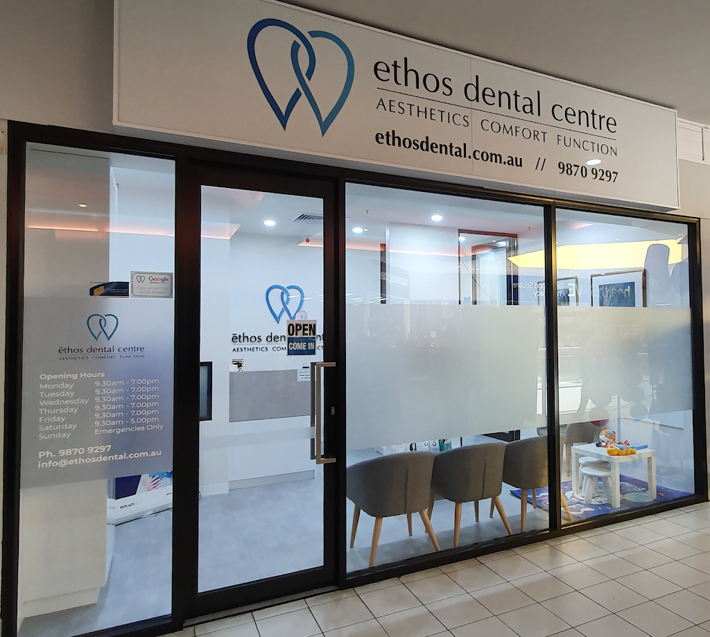 Ethos Dental Centre | Ringwood Square Shopping Centre 5, 59 - 65 Maroondah Hwy, Ringwood VIC 3134, Australia | Phone: (03) 9870 9297