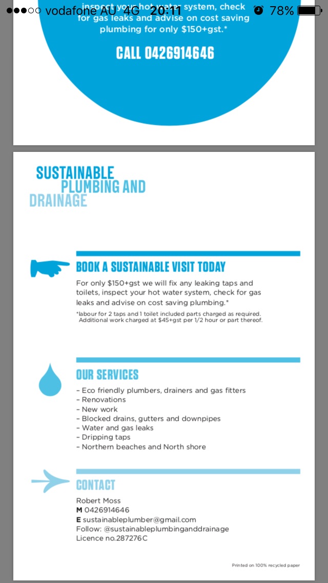 Sustainable Plumbing and Drainage | plumber | Newport NSW 2106, Australia | 0426914646 OR +61 426 914 646
