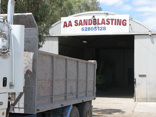 AA Sandblasting | 26 Cessnock St, Fyshwick ACT 2609, Australia | Phone: (02) 6280 5128