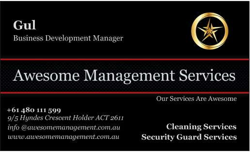 Awesome Management Services Pty Ltd | home goods store | U 9/5 Hyndes Cres, Holder ACT 2611, Australia | 0480111599 OR +61 480 111 599