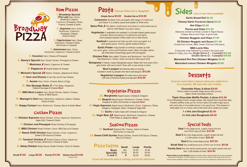 Broadway Pizza | meal delivery | 4/44 Box St, Doveton VIC 3177, Australia | 0397013111 OR +61 3 9701 3111