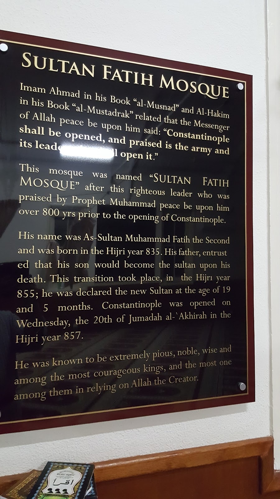 Sultan Fatih Mosque | mosque | 5 Victoria St, Mayfield NSW 2304, Australia