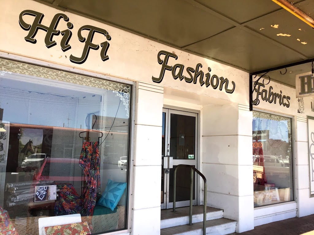 Hi-Fi Fashion Fabrics | 54 Dalgarno St, Coonabarabran NSW 2357, Australia | Phone: (02) 6842 1813