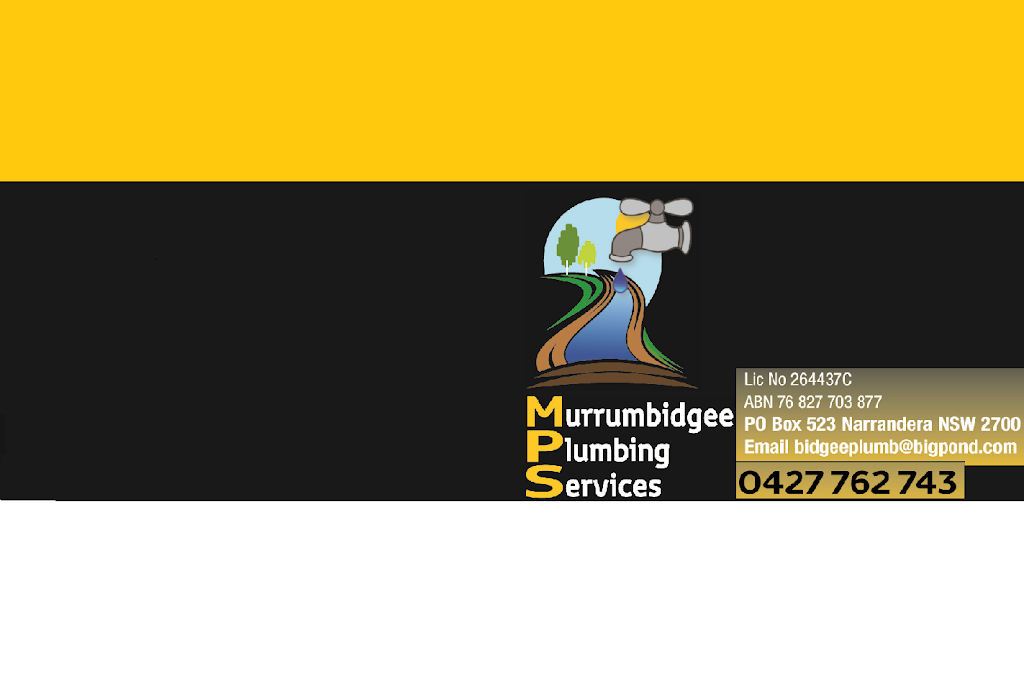 Murrumbidgee Plumbing Services | plumber | Larmer Street, Narrandera NSW 2700, Australia | 0427762743 OR +61 427 762 743