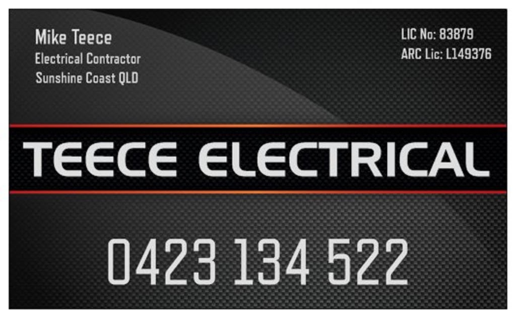 TEECE ELECTRICAL | electrician | Venture Cl, Coolum Beach QLD 4573, Australia | 0423134522 OR +61 423 134 522