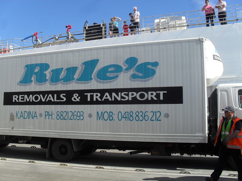 Rules Removals & Transport | 76 Drain Rd, New Town SA 5554, Australia | Phone: (08) 8821 2693