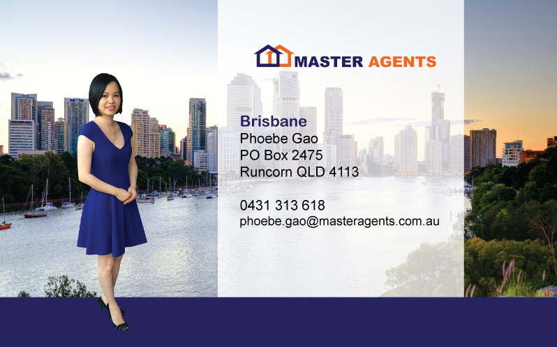Phoebe Gao - Master Agents Real Estate | real estate agency | (PObox 2475), 1/261 Warrigal Rd, Eight Mile Plains QLD 4113, Australia | 0431313618 OR +61 431 313 618