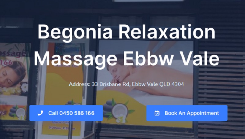 Begonia Relaxation Massage Ebbw Vale | 33 Brisbane Rd, Ebbw Vale QLD 4304, Australia | Phone: 0450 586 166